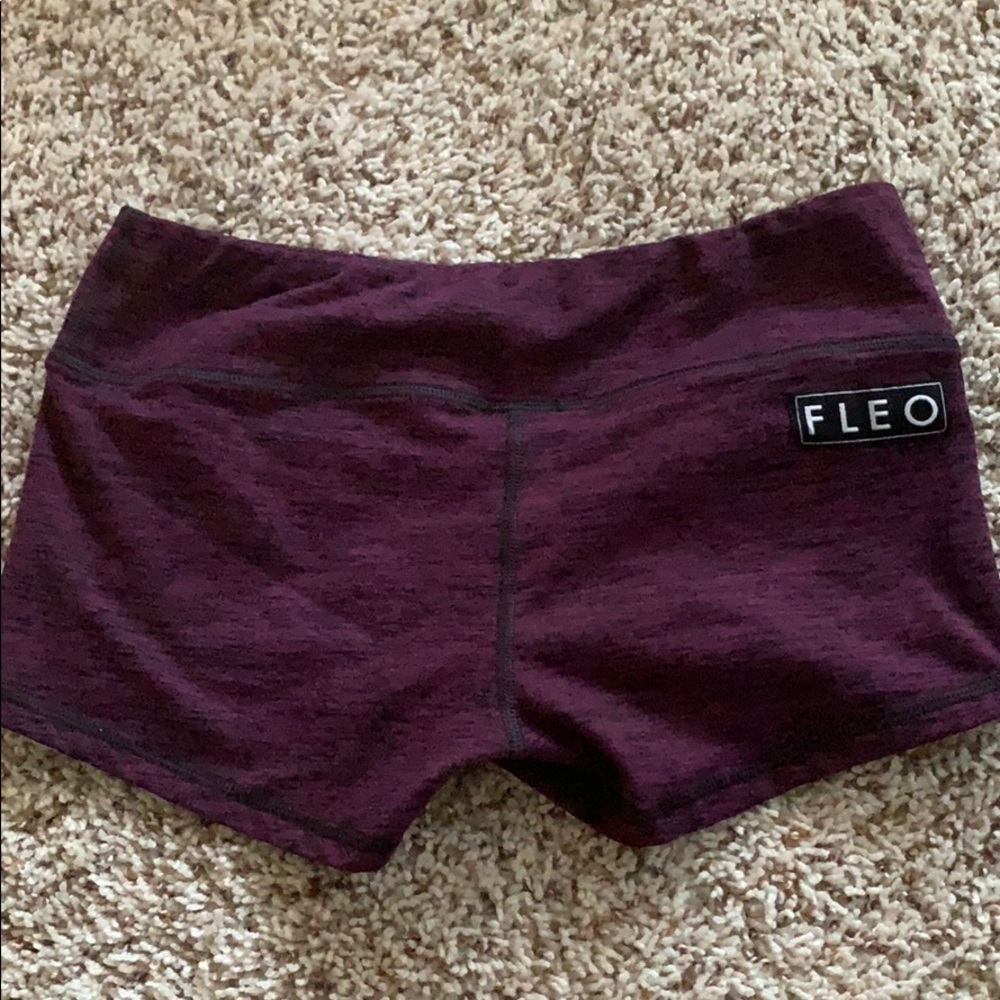Flow maroon shorts